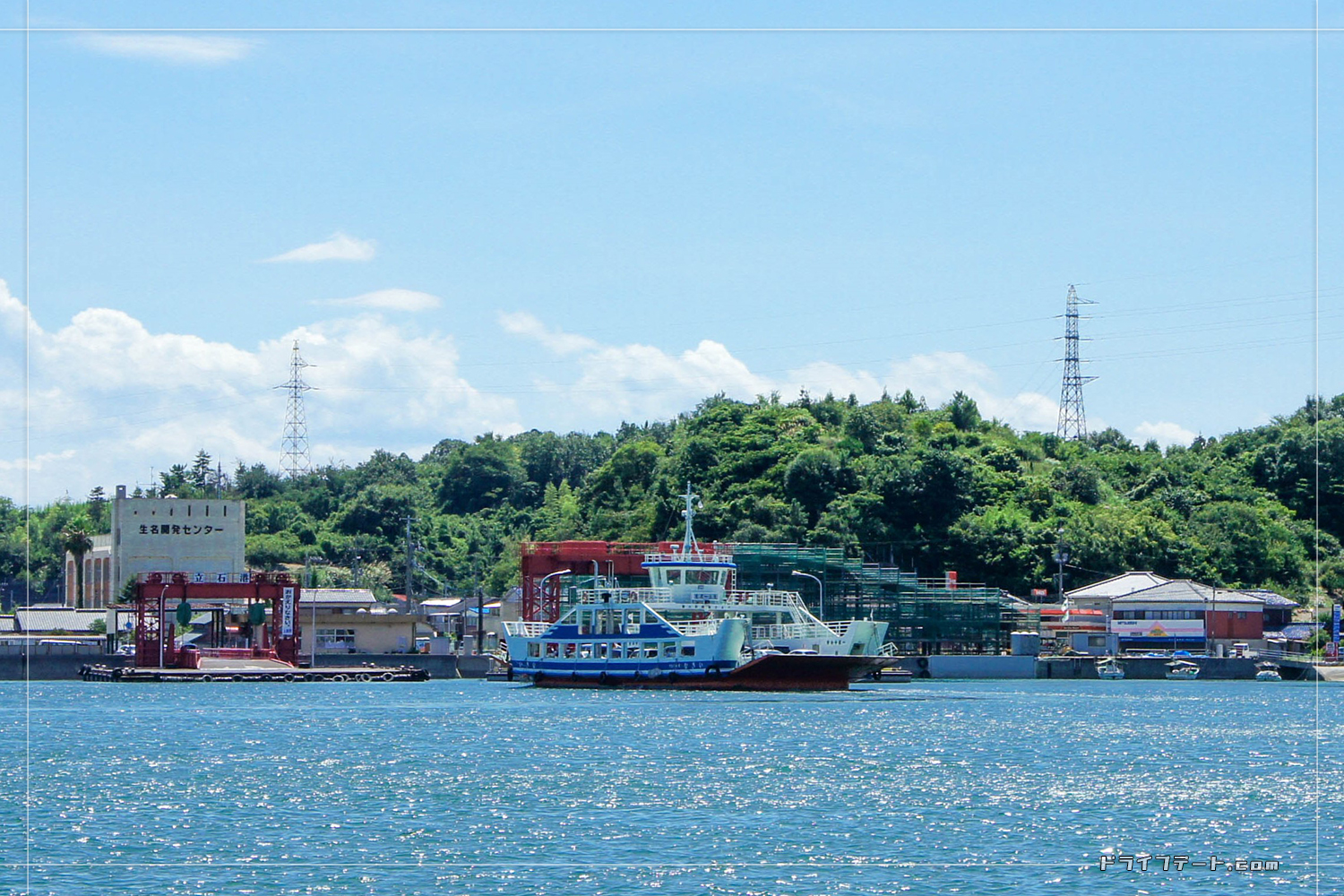 因島 土生港と生名島 立石港を結ぶカーフェリー